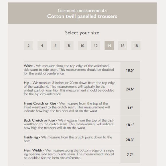 Poetry Cotton Twill Panelled Trousers in Graphite - Picture 5 of 9